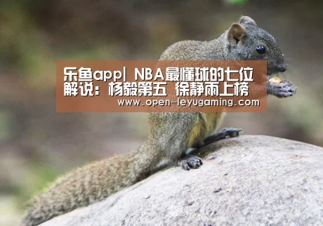乐鱼app|
NBA最懂球的七位解说:杨毅第五 徐静雨上榜 张卫平力压苏群(图2) 乐鱼app